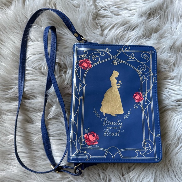 Disney Handbags - DISNEY Beauty and the Beast Book Crossbody Bag